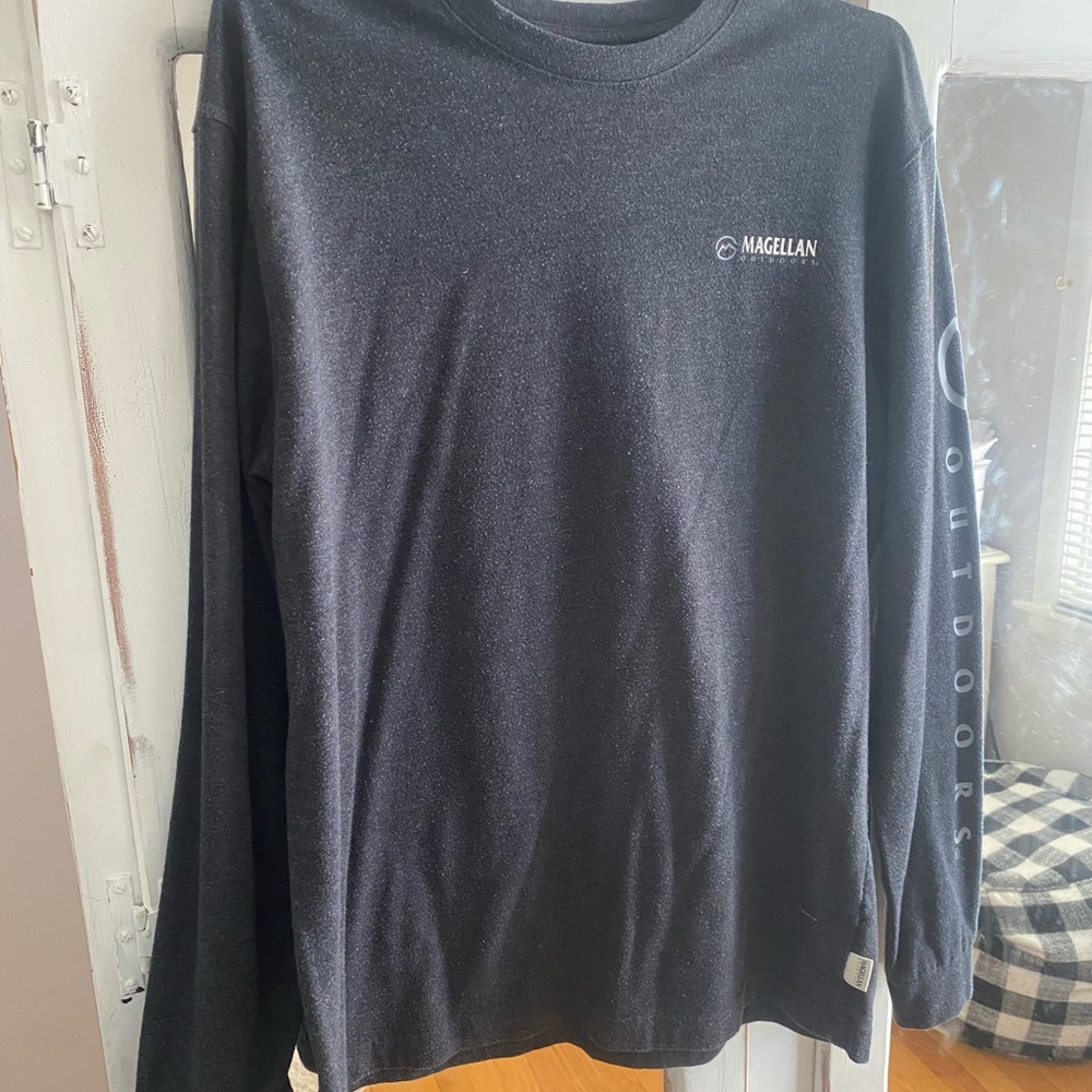 Magellan Outdoors Charcoal Long Sleeve Tee